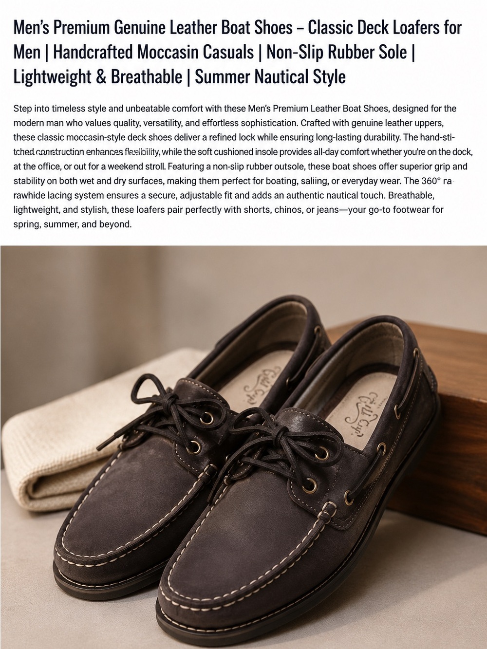 Gold Cup Sperry Brown Leather Boat Shoes Women’s Classic Loafers